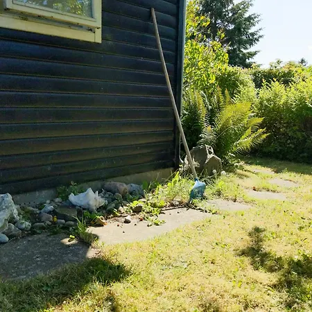 Black-painted Wooden House From 1960 On Femo